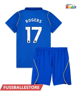 Günstige Chelsea Morgan Rogers #17 Heimtrikotsatz Kinder 2026-27 Kurzarm (+ Kurze Hosen)